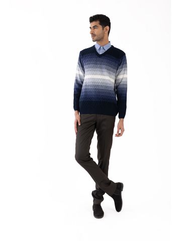 Sanskar-Menswear-Sweater F/S- Navy 