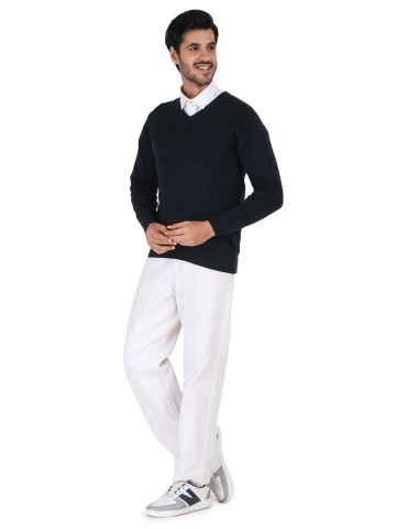 Sanskar Menswear-Sweater F/S-B. Green