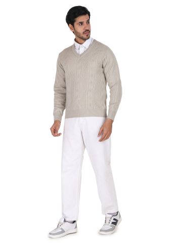 Sanskar Menswear-Sweater F/S-L. Beige