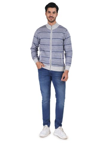 Sanskar Menswear-Sweater F/S - L.Grey