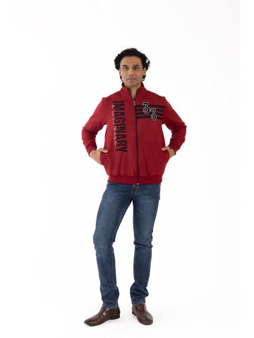 Sanskar- Menswear - Non Hooded Sweatshirt- Maroon
