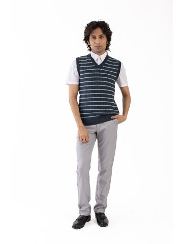 Sanskar- Menswear- Sweater S/L- Blue Mix 