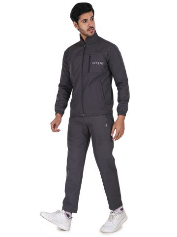Live Fit-Menswear-Track Suit F/S-D.Grey