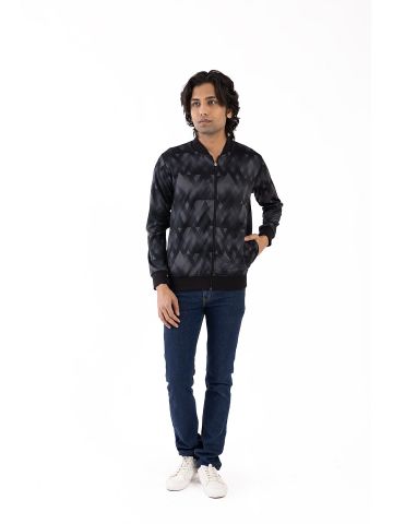 Sanskar- Menswear- Jacket- Black 