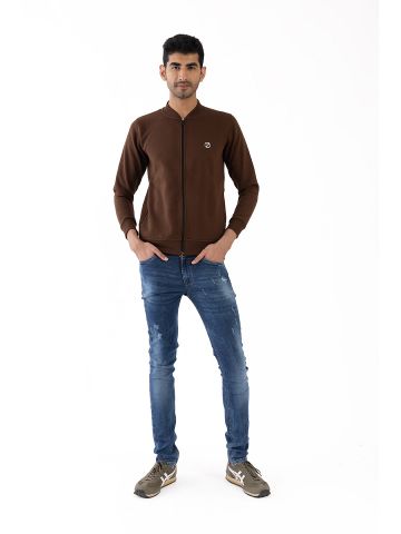 Sanskar- Menswear- Jacket- Brown 