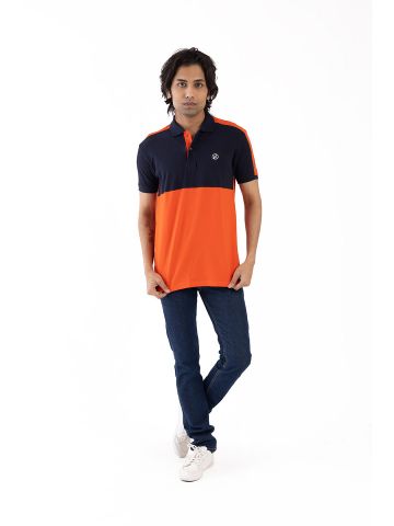 Sanskar-Menswear-Fashion Polo H\S-Navy