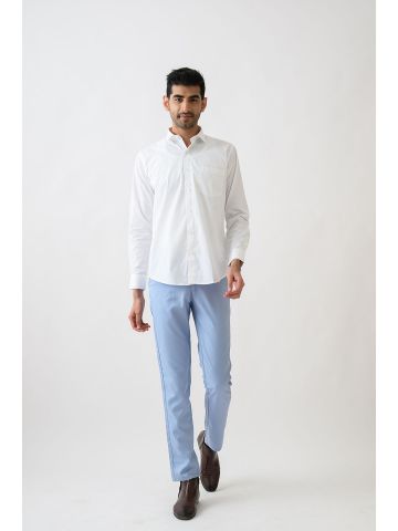 Sanskar-Menswear-Formal Shirt-Milky White