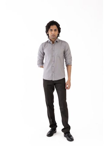 Sanskar-Menswear-Casual Shirt- Grey White 