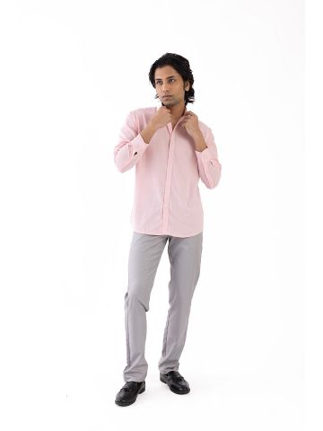 Sanskar-Menswear-Casual Shirt- Pink 