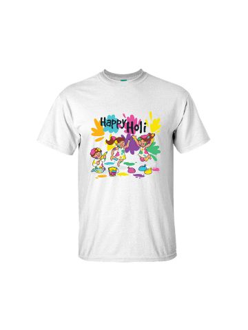 Live-Fit- Kidswear Unisex- Crew Neck Tee H\S- White