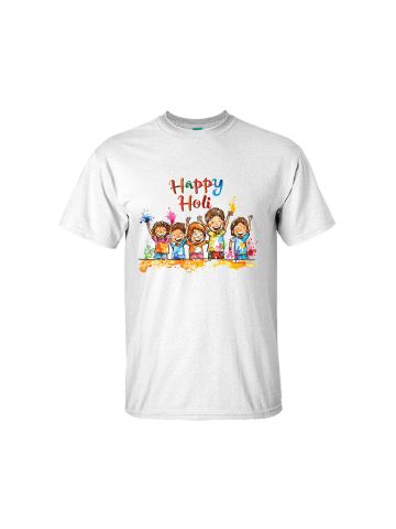Live-Fit- Kidswear Unisex- Crew Neck Tee H\S- White