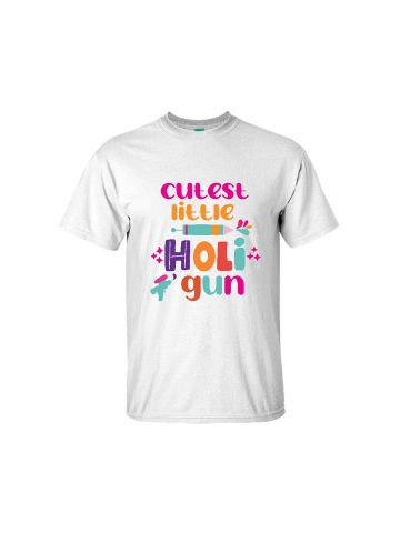 Live-Fit- Kidswear Unisex- Crew Neck Tee H\S- White