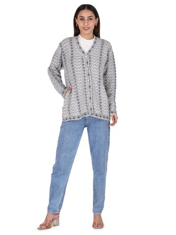 Aastha Womenswear-Cardigan F/S-Lt Badami