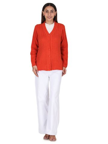 Aastha Womenswear-Cardigan F/S-Bhagwa